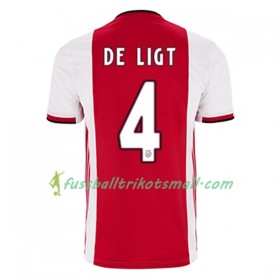 Fußballtrikots Ajax Amsterdam Matthijs de Ligt 4 2019-2020 Kurzarm Heimtrikotsatz kaufen